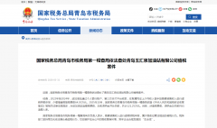 <b>国家税务总局青岛市税务局第一稽查局依法查处</b>